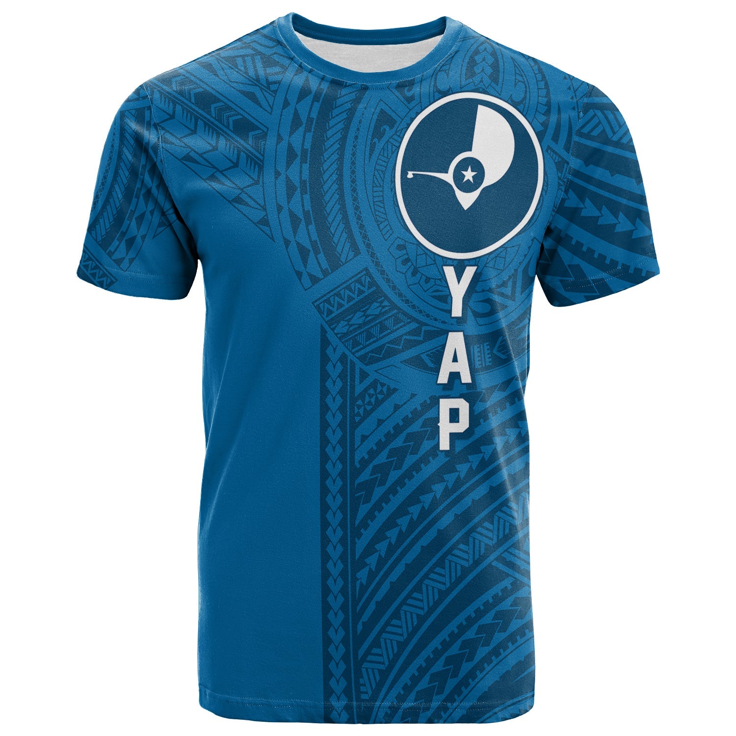 FSM Yap Micronesian Pattern T Shirt Tattoo Style