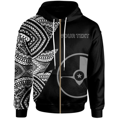 Yap Zip Up Hoodie Flash Style White