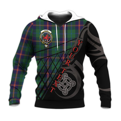 Printivon Young Knitted Hoodie Pattern Celtic Custom Text