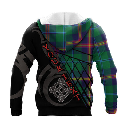 Printivon Young Modern Knitted Hoodie Pattern Celtic Custom Text