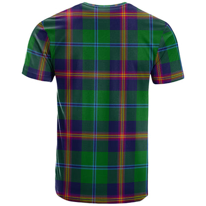Printivon Young Modern Clan DNA In Me Tartan Crest T Shirt