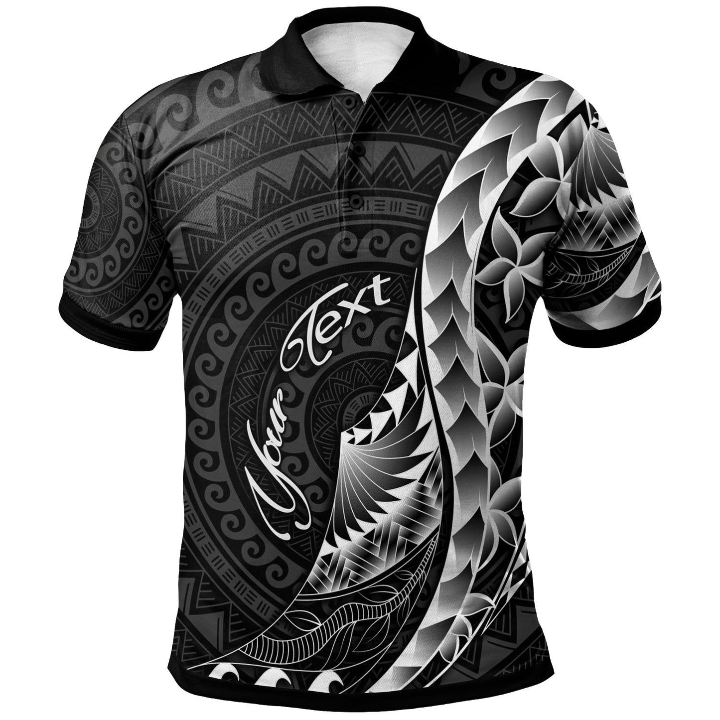 Wallis and Futuna Polo Shirt - Custom Personalised Polynesian Pattern Style
