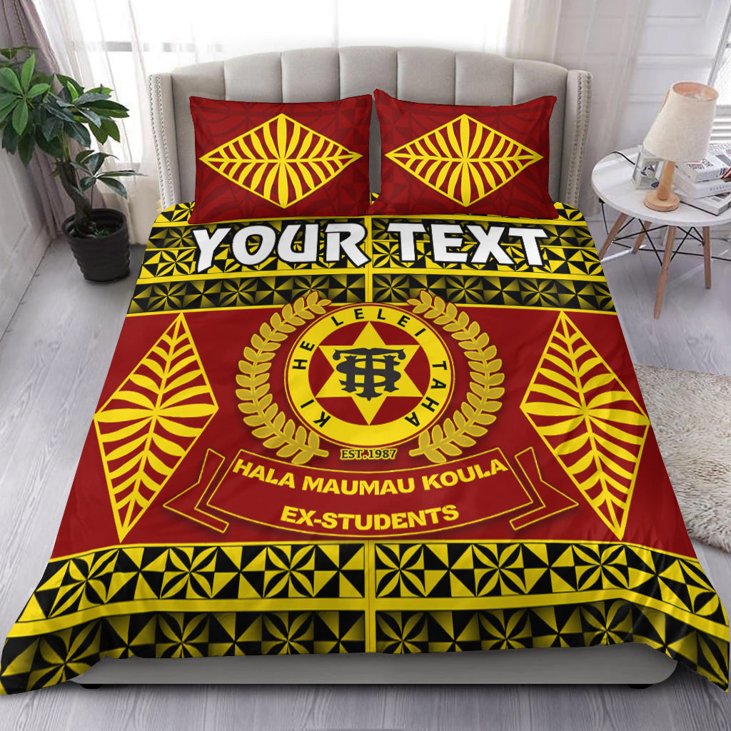 (Custom Personalised) Tonga High School Bedding Set Tongan Pattern