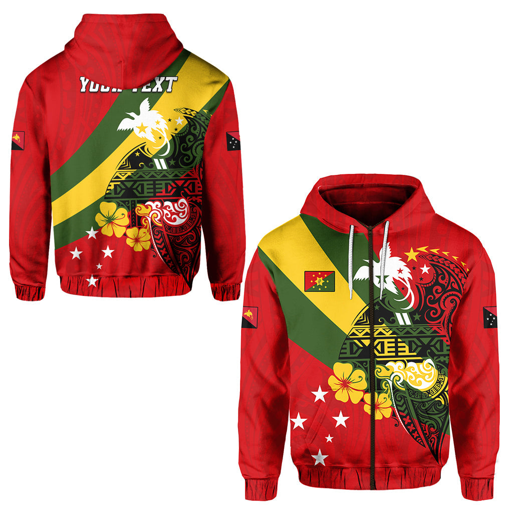 ( Personalised) Eastern Highlands Province Zip Hoodie Peaceful PNG