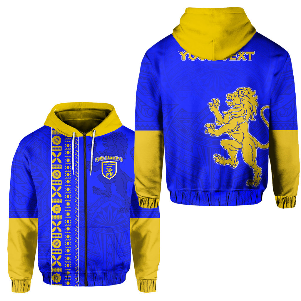 Custom Text Suva Grammar Zip Hoodie Happy Anniversary