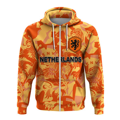 Custom Netherlands Soccer Hoodie World Cup Champions