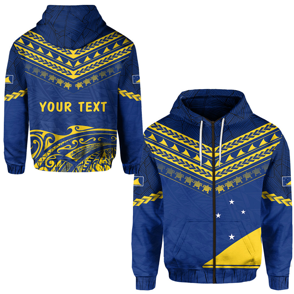 ( Personalised) Tokelau Rugby Zip Hoodie Impressive Sport