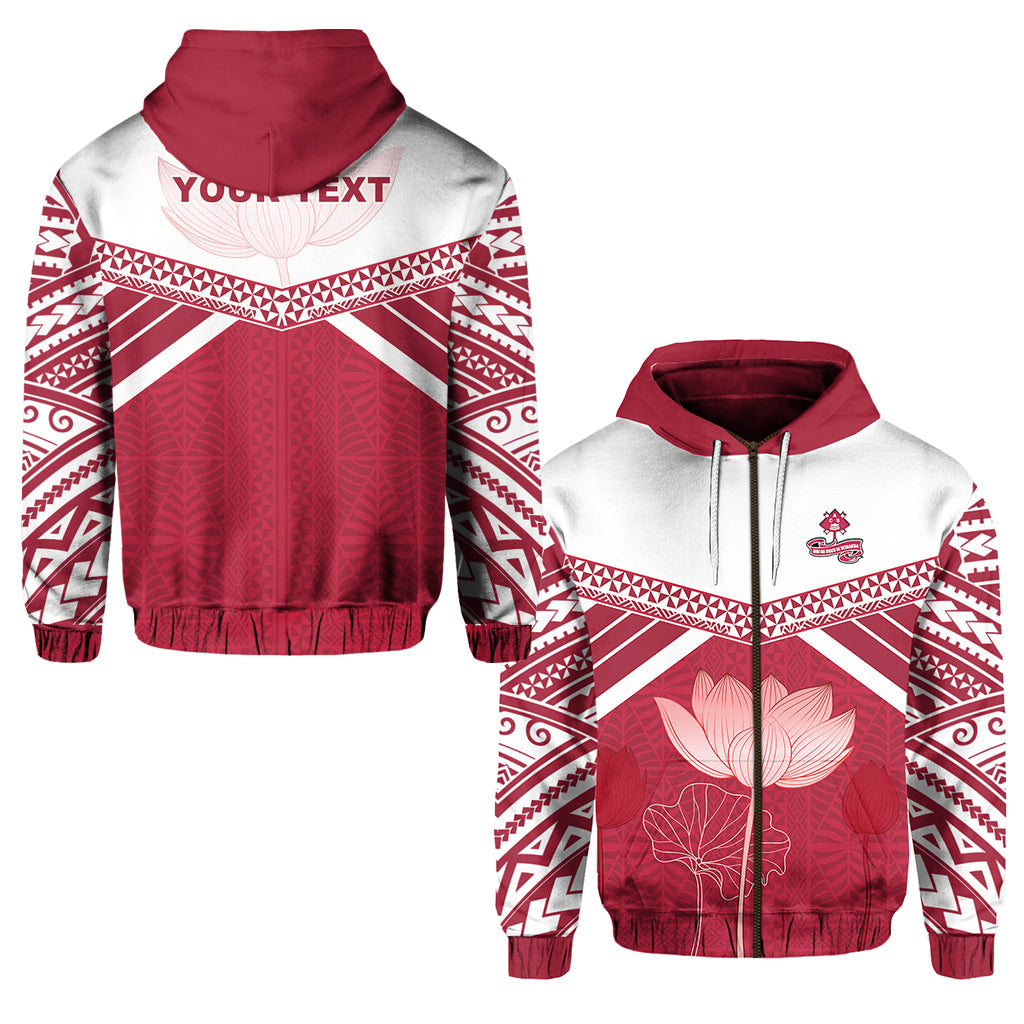 ( Personalised) Adi Cakobau Zip Hoodie Fiji School