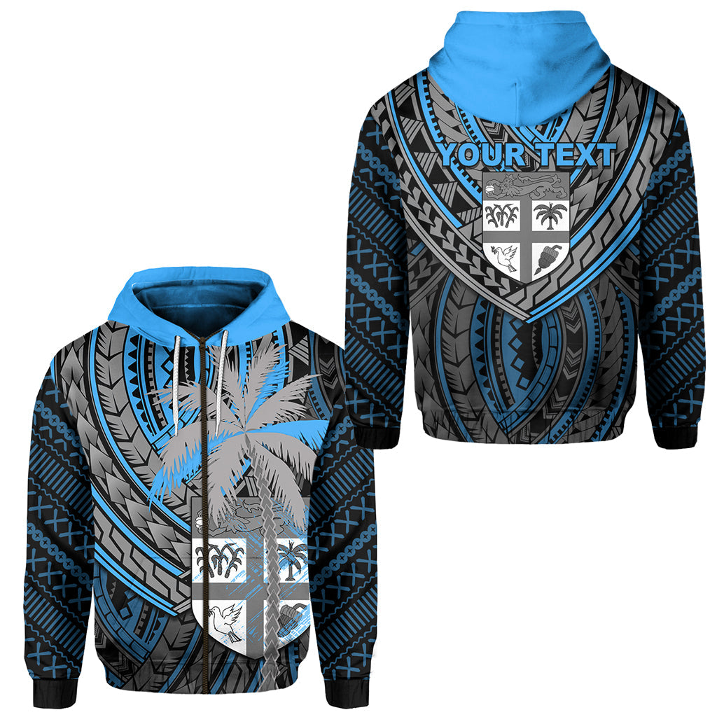 ( Personalised) Newest Fiji Zip Hoodie Mix Coconut