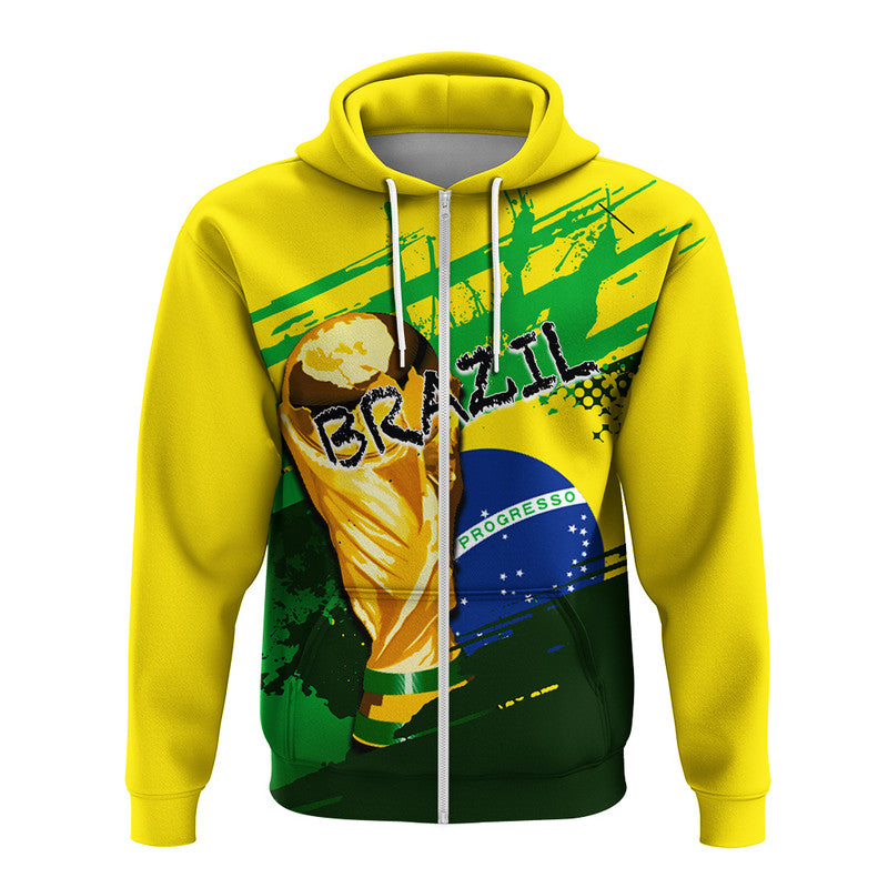 Custom Brazil World Cup Soccer Hoodie