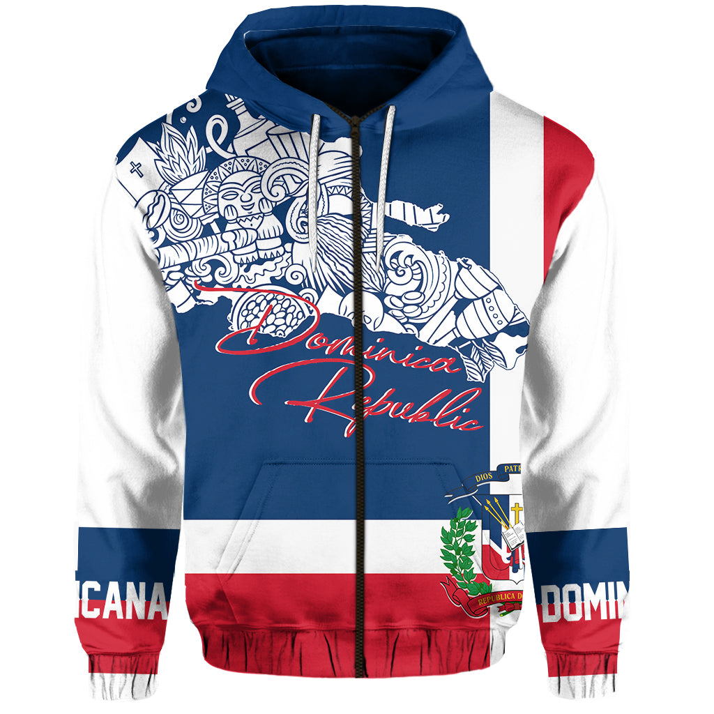 Dominican Republic Hoodie Independence Day Flag Style