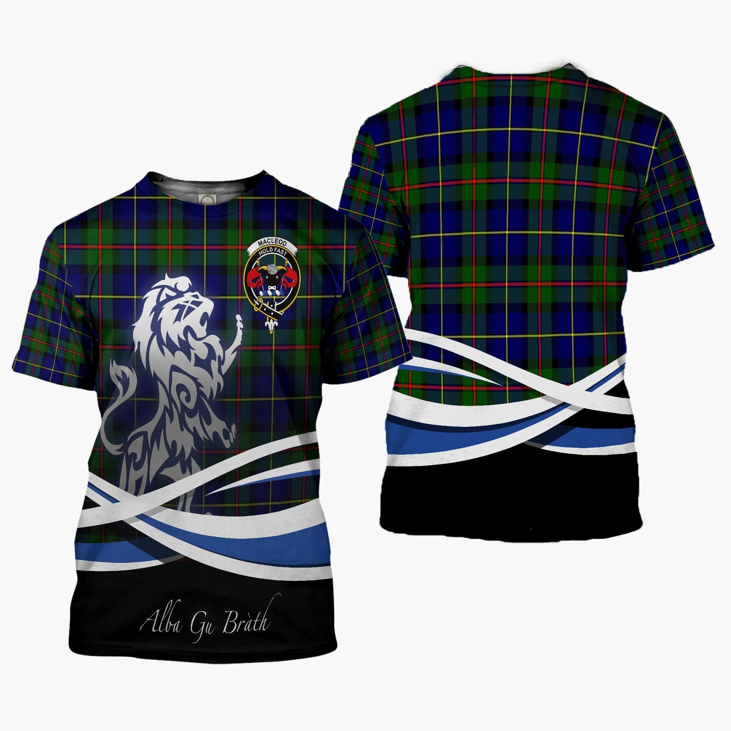Printivon MacLeod Clan Crest Alba Gu Brath T Shirt Scotland Gift
