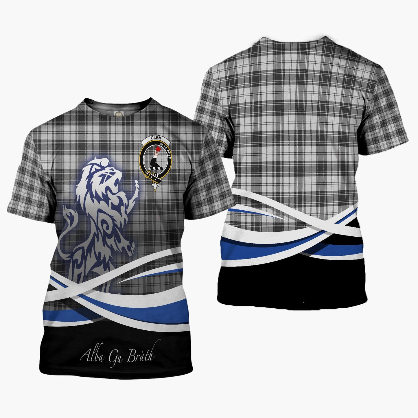 Printivon Glen Clan Crest Alba Gu Brath T Shirt Scotland Gift