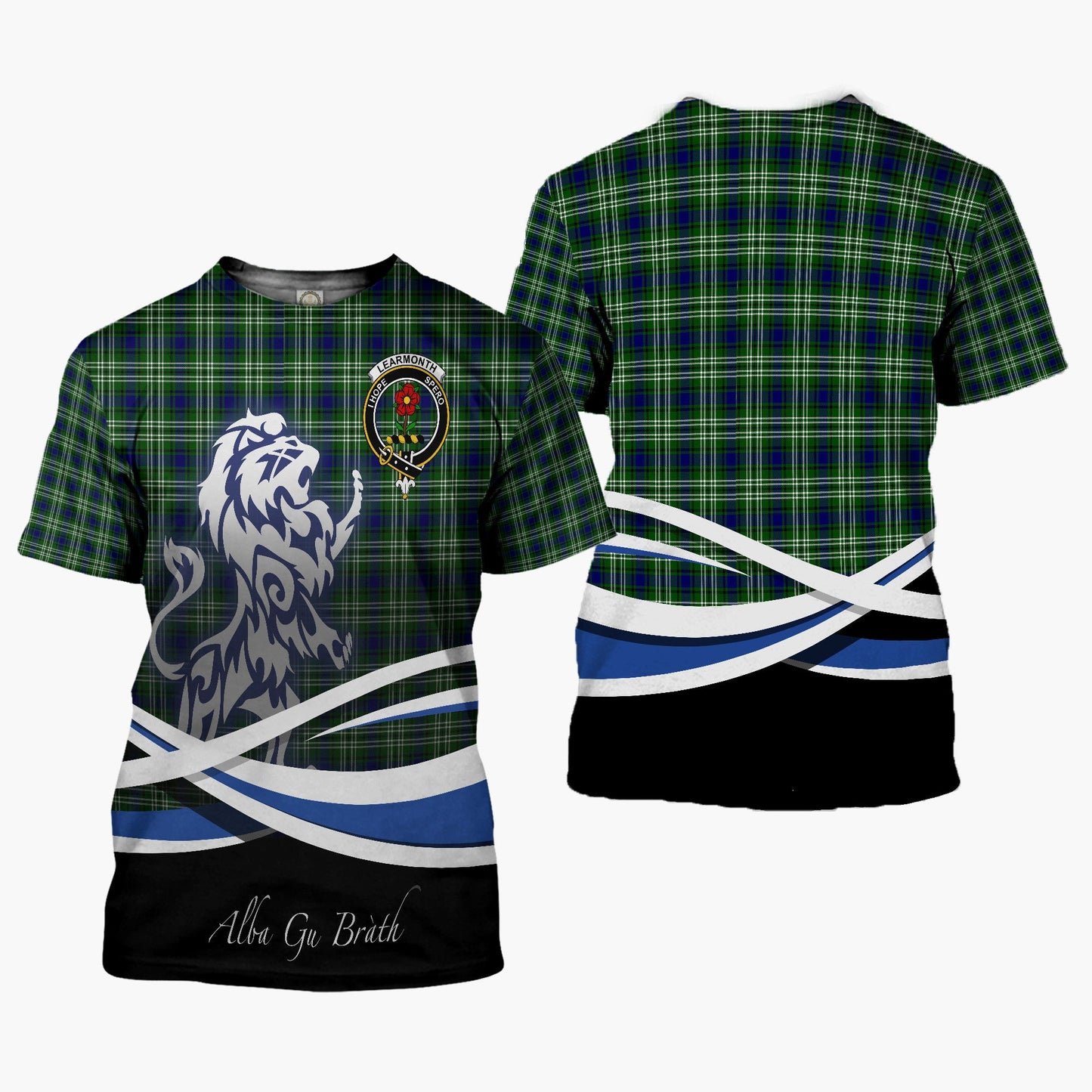 Printivon Learmonth Clan Crest Alba Gu Brath T Shirt Scotland Gift
