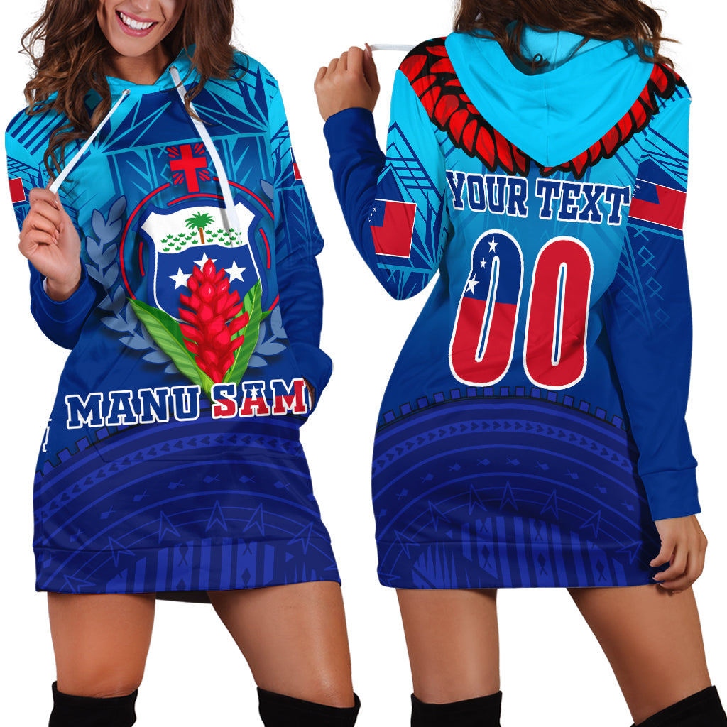 Custom Personalised Manu Samoa Legend Hoodie Dress