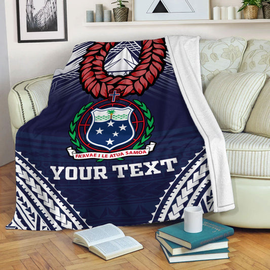 Custom Personalised Samoan Ula Fala Art Blanket