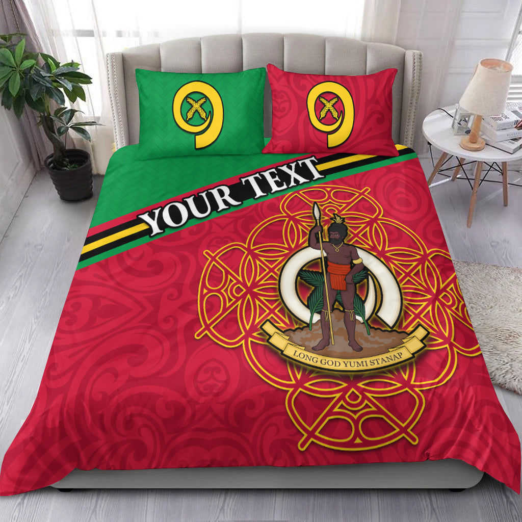 (Custom Personalised) Vanuatu Bedding Set Pattern Sand Drawing