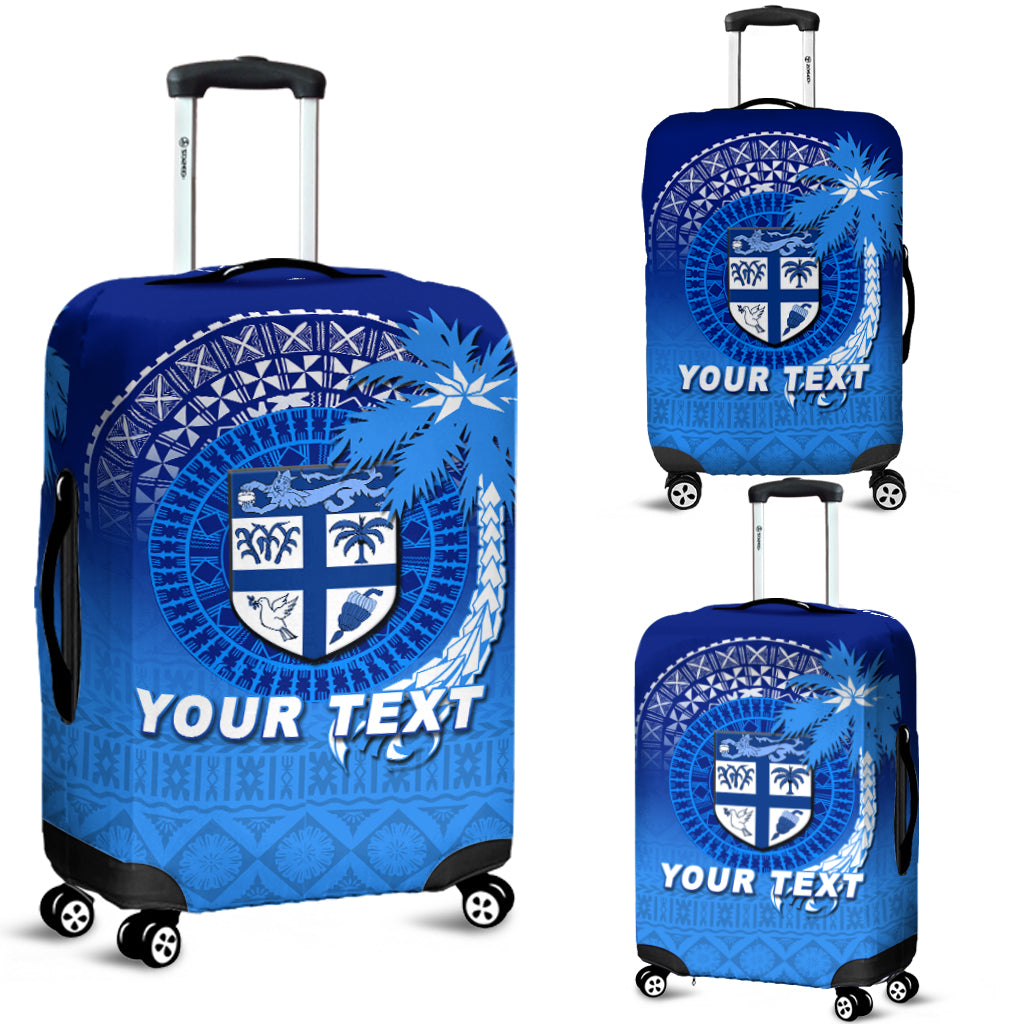 (Custom Personalised) Fiji Tapa Tribal Coconut Tree Luggage Covers