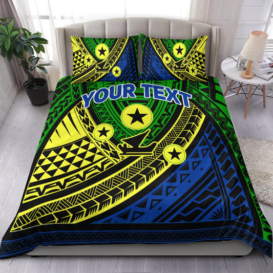 (Custom Personalised) Vanuatu Malampa Province Tribal Pattern Bedding Set