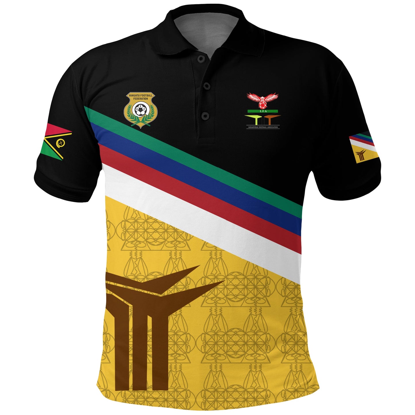 Luganville Football Association Flag Polo Shirt -