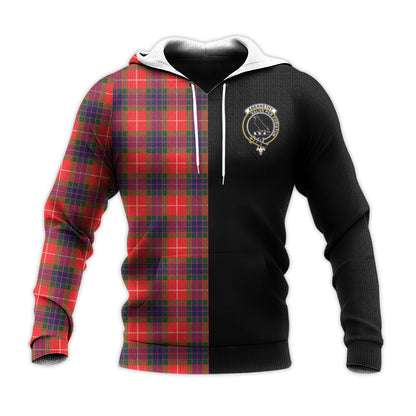 Printivon Abernethy Tartan Personalize Half Hoodie