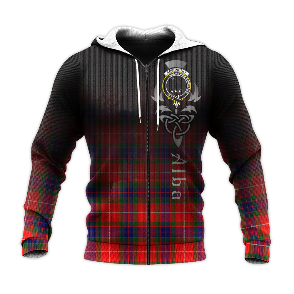 Printivon Abernethy Tartan Crest Alba Celtic Hoodie
