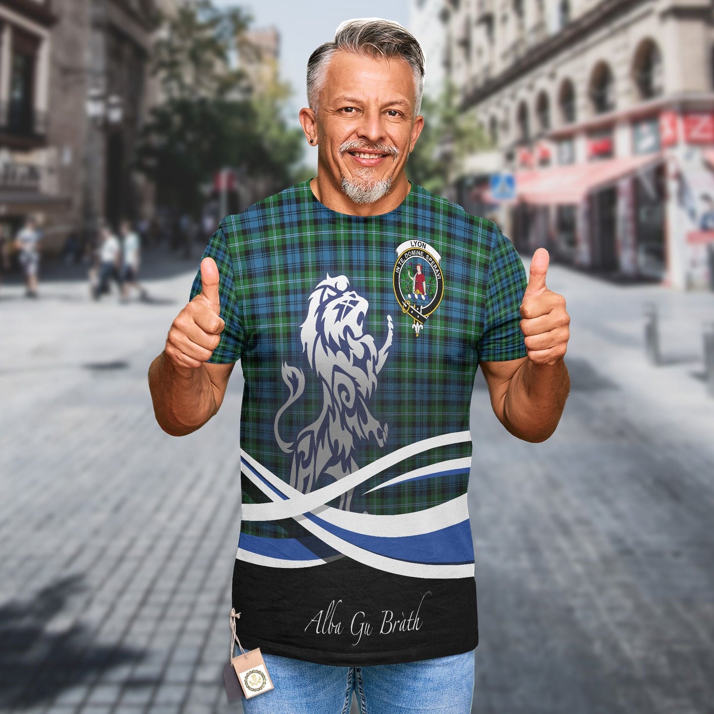 Printivon Lyon Clan Crest Alba Gu Brath T Shirt Scotland Gift