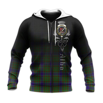 Printivon Adam Tartan Crest Alba Celtic Hoodie
