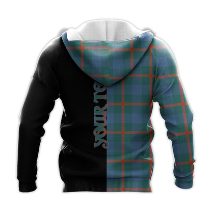 Printivon Agnew Ancient Tartan Personalize Half Hoodie