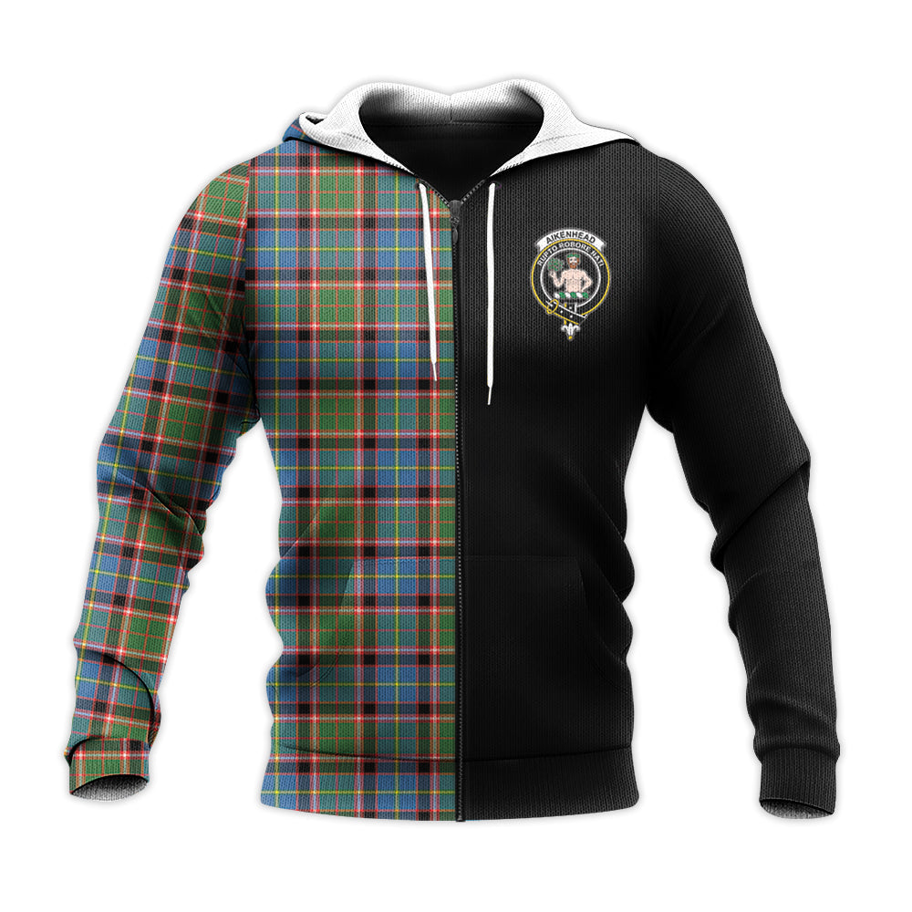 Printivon Aikenhead Tartan Personalize Half Hoodie