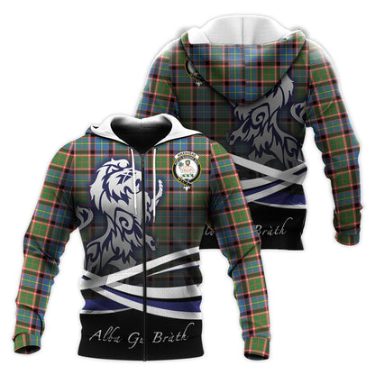 Printivon Aikenhead Tartan Scottish Lion Hoodie