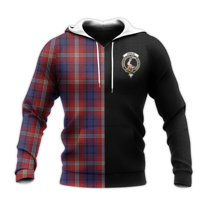 Printivon Ainslie Tartan Personalize Half Hoodie