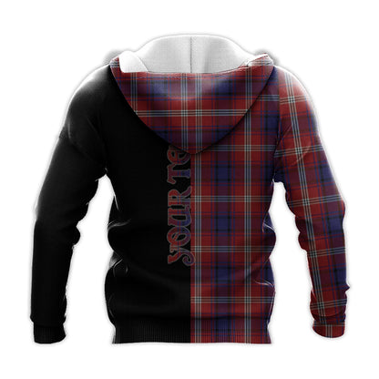 Printivon Ainslie Tartan Personalize Half Hoodie