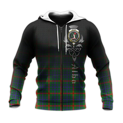 Printivon Aiton Tartan Crest Alba Celtic Hoodie