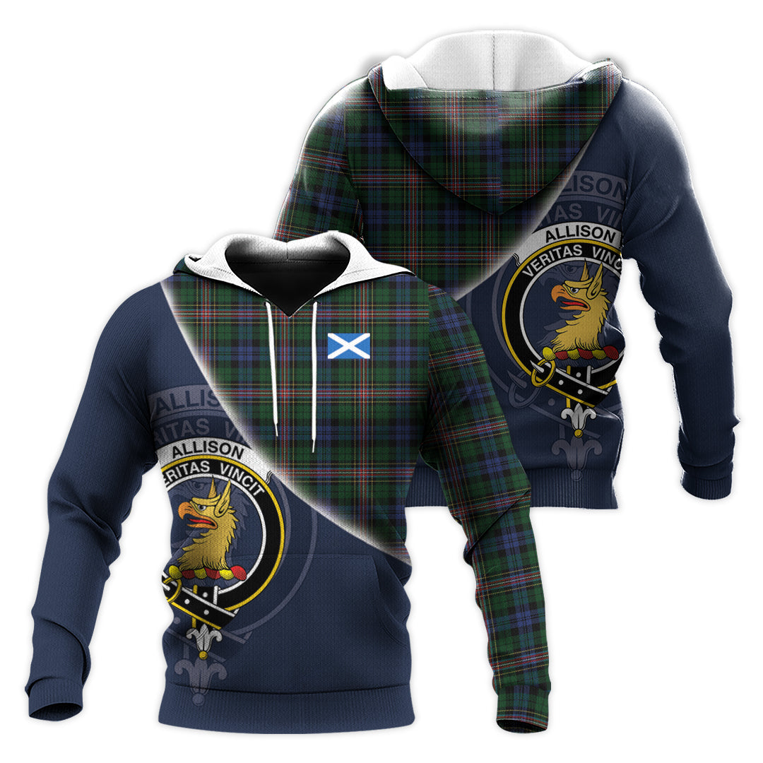 Printivon Allison Tartan Scottish Crest Hoodie
