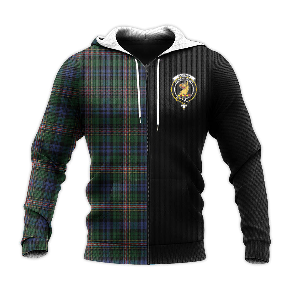 Printivon Allison Tartan Personalize Half Hoodie
