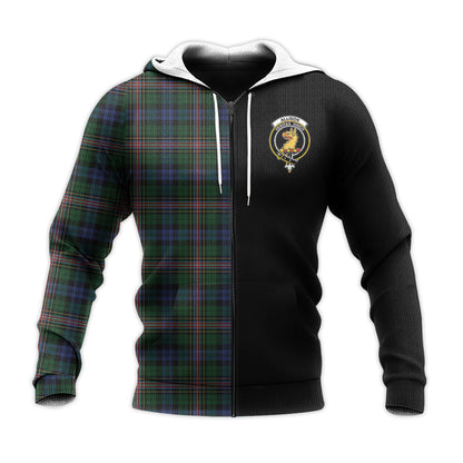 Printivon Allison Tartan Personalize Half Hoodie