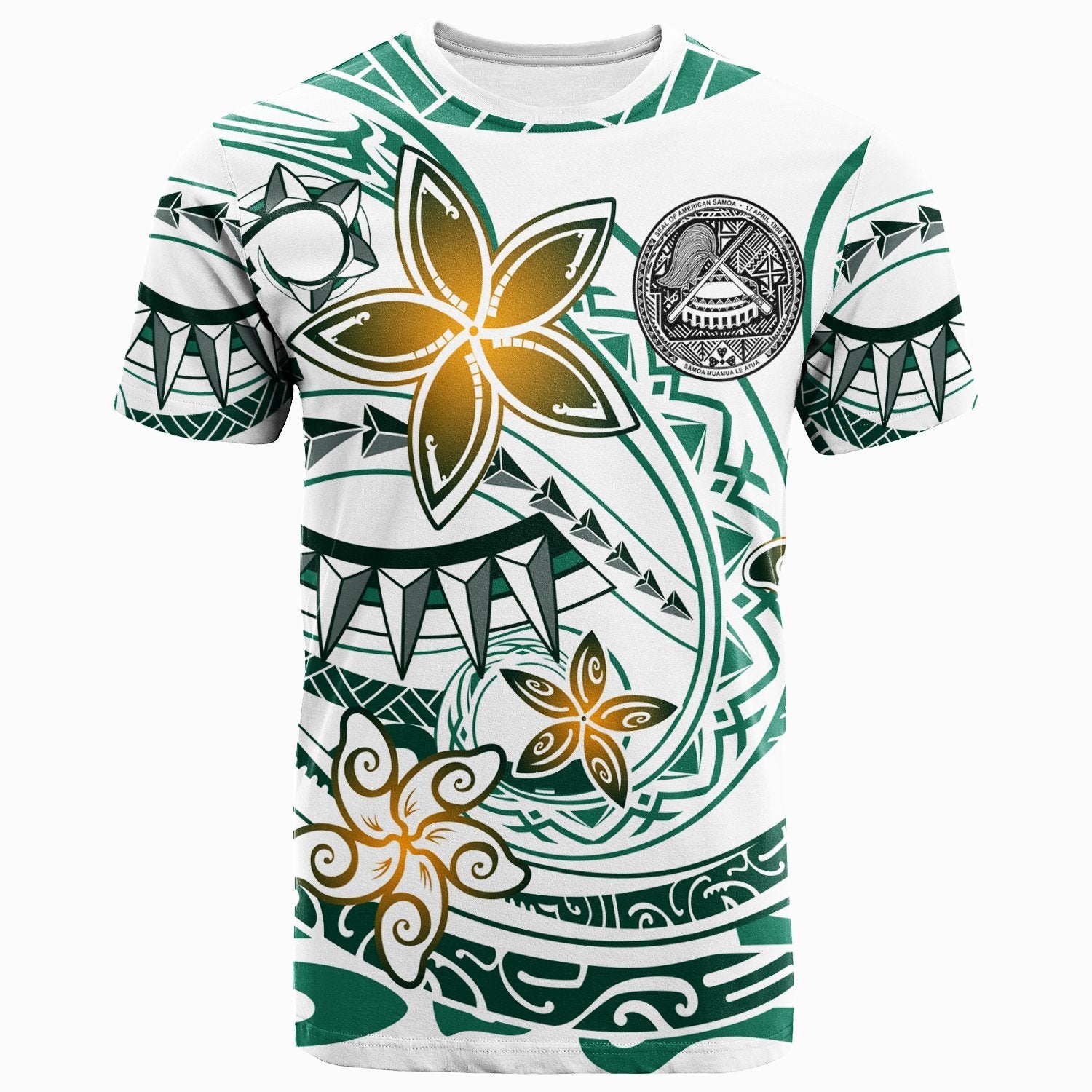American Samoa T - Shirt - Spring Style White Color