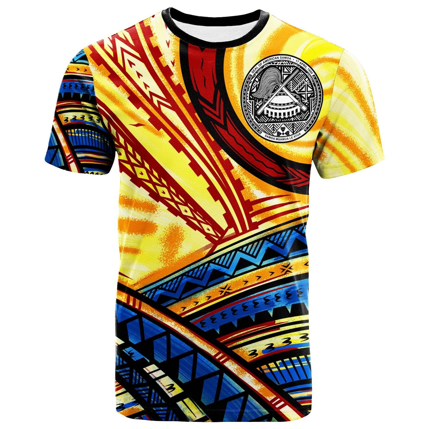 American Samoa T - Shirt - The Twilight Of American Samoapaint Style
