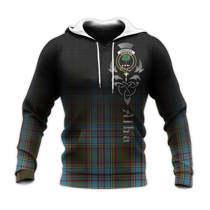 Printivon Anderson Tartan Crest Alba Celtic Hoodie