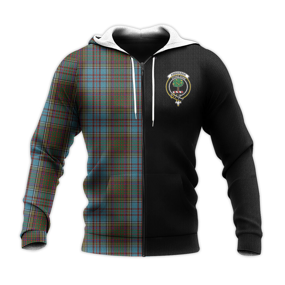 Printivon Anderson Tartan Personalize Half Hoodie