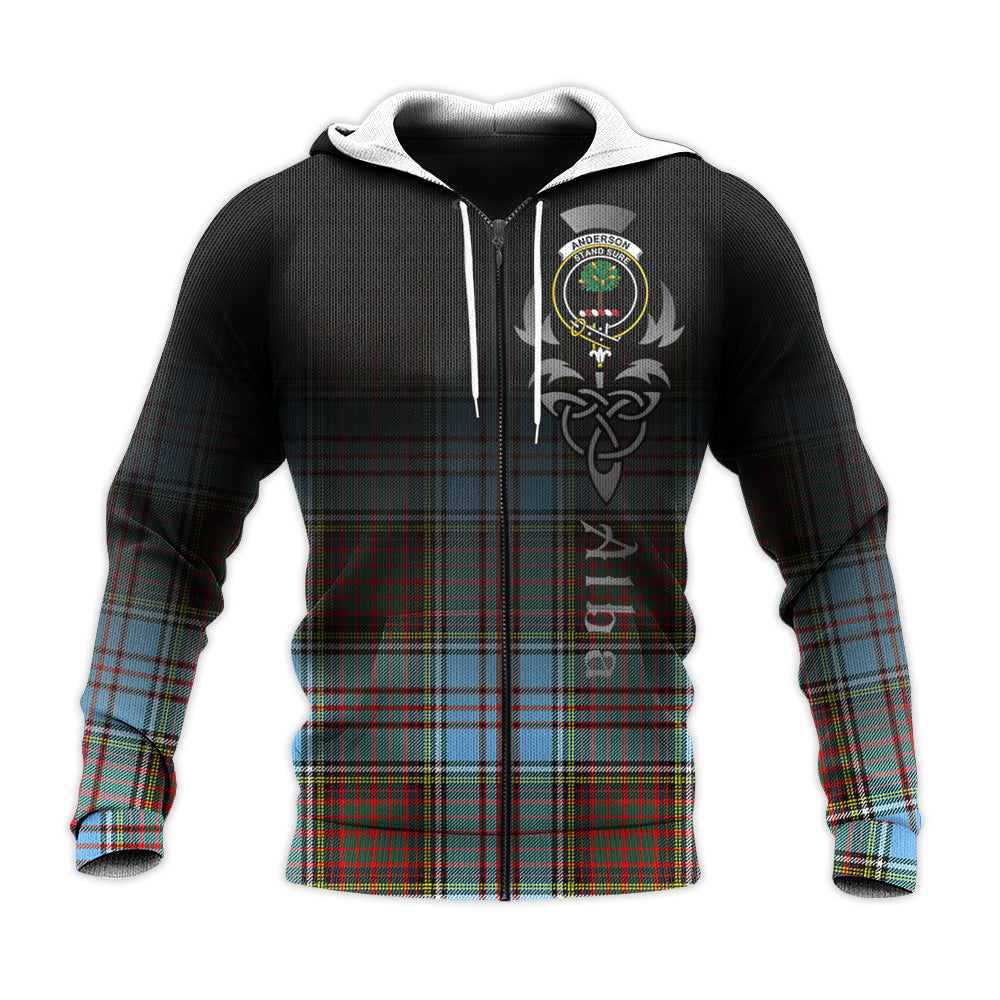 Printivon Anderson Ancient Tartan Crest Alba Celtic Hoodie