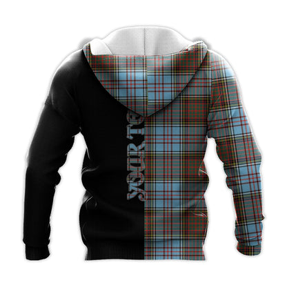 Printivon Anderson Ancient Tartan Personalize Half Hoodie