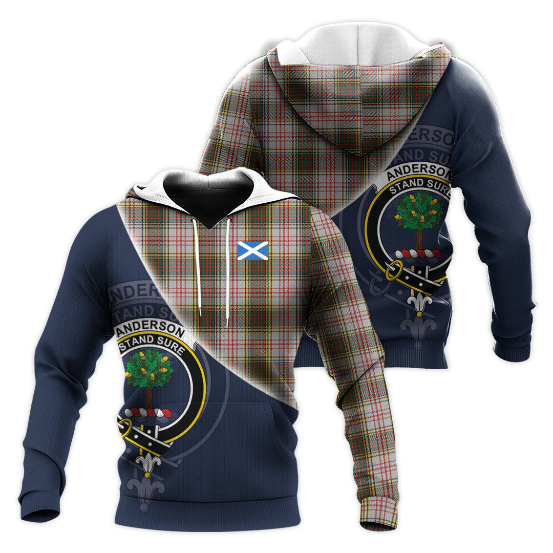 Printivon Anderson Dress Tartan Scottish Crest Hoodie