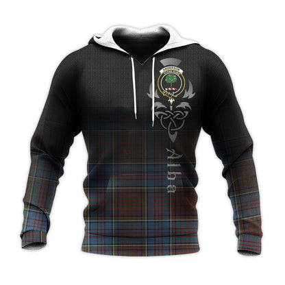 Printivon Anderson Highland Society Of London Tartan Crest Alba Celtic Hoodie