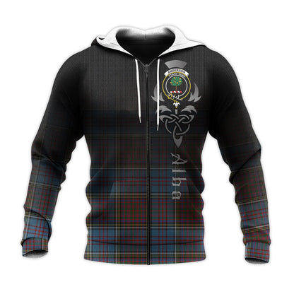 Printivon Anderson Highland Society Of London Tartan Crest Alba Celtic Hoodie