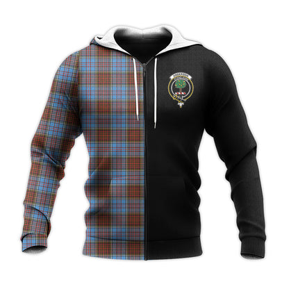 Printivon Anderson Modern Tartan Personalize Half Hoodie