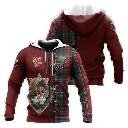 Printivon Anderson Of Ardbrake Tartan Hoodie Lion Rampant And Celtic Thistle Style