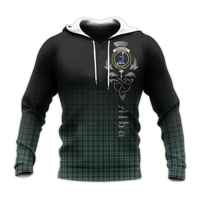 Printivon Arbuthnot Tartan Crest Alba Celtic Hoodie