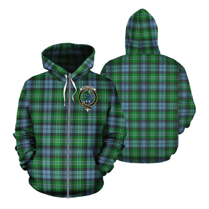 Printivon Arbuthnot Ancient Tartan Hoodie